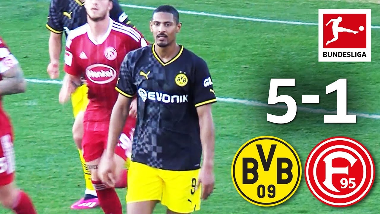 خلاصه بازی دورتموند 5-1 فورتونا دوسلدورف