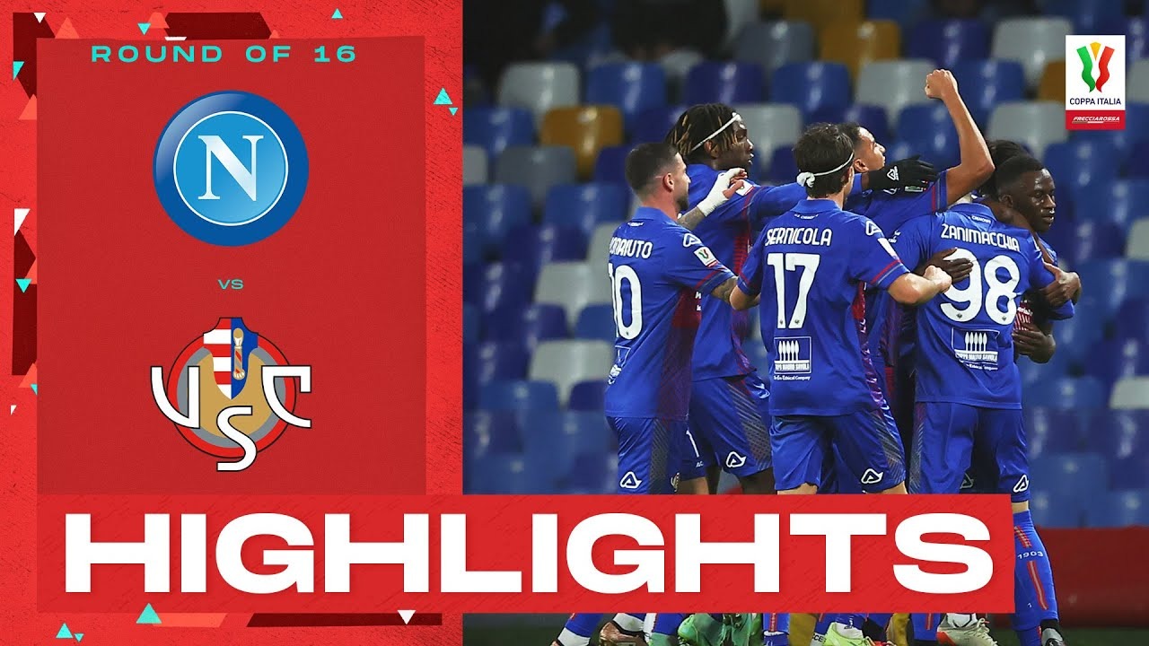 خلاصه بازی ناپولی 2-2 کرمونزه (پنالتی 4-5)