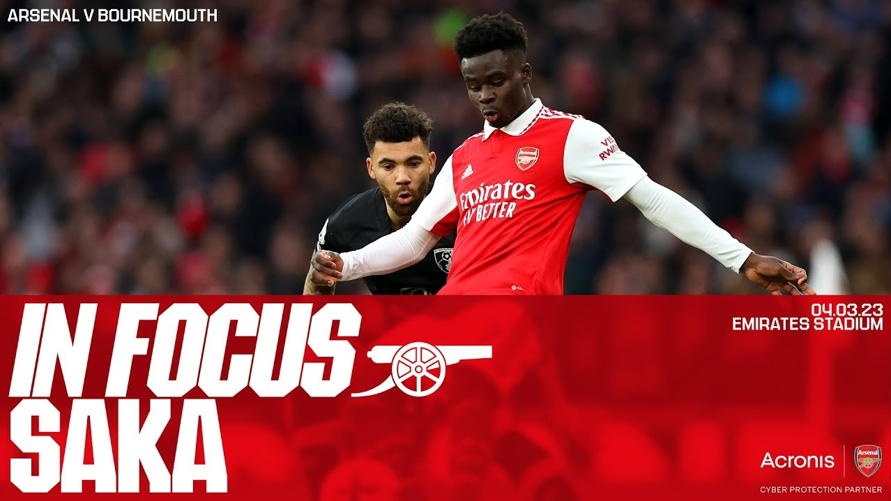 عملکرد ساکا در بازی جذاب آرسنال 3-2 بورنموث