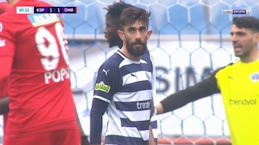 عملکرد علی قلی زاده در دیدار قاسم پاشا 1-1 عمرانیه اسپور