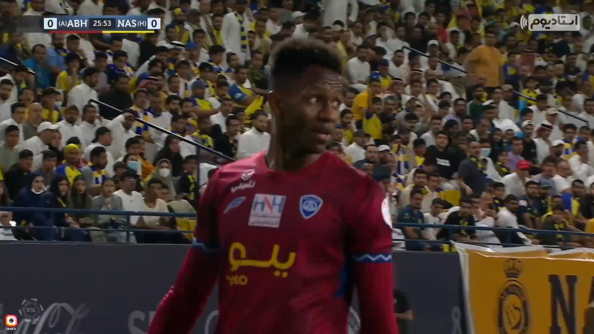 گل اول ابها به النصر (عبدالفتاح آدم)