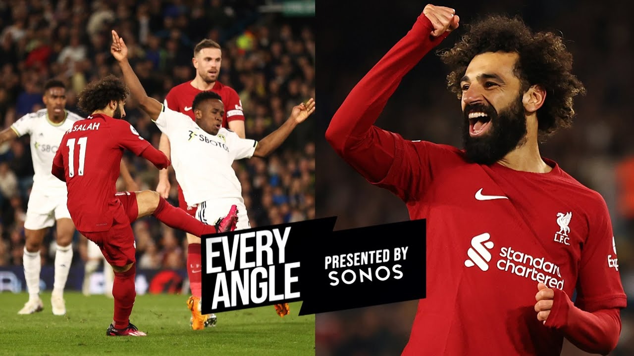 گل محمد صلاح به لیدزیونایتد از تمام زوایا