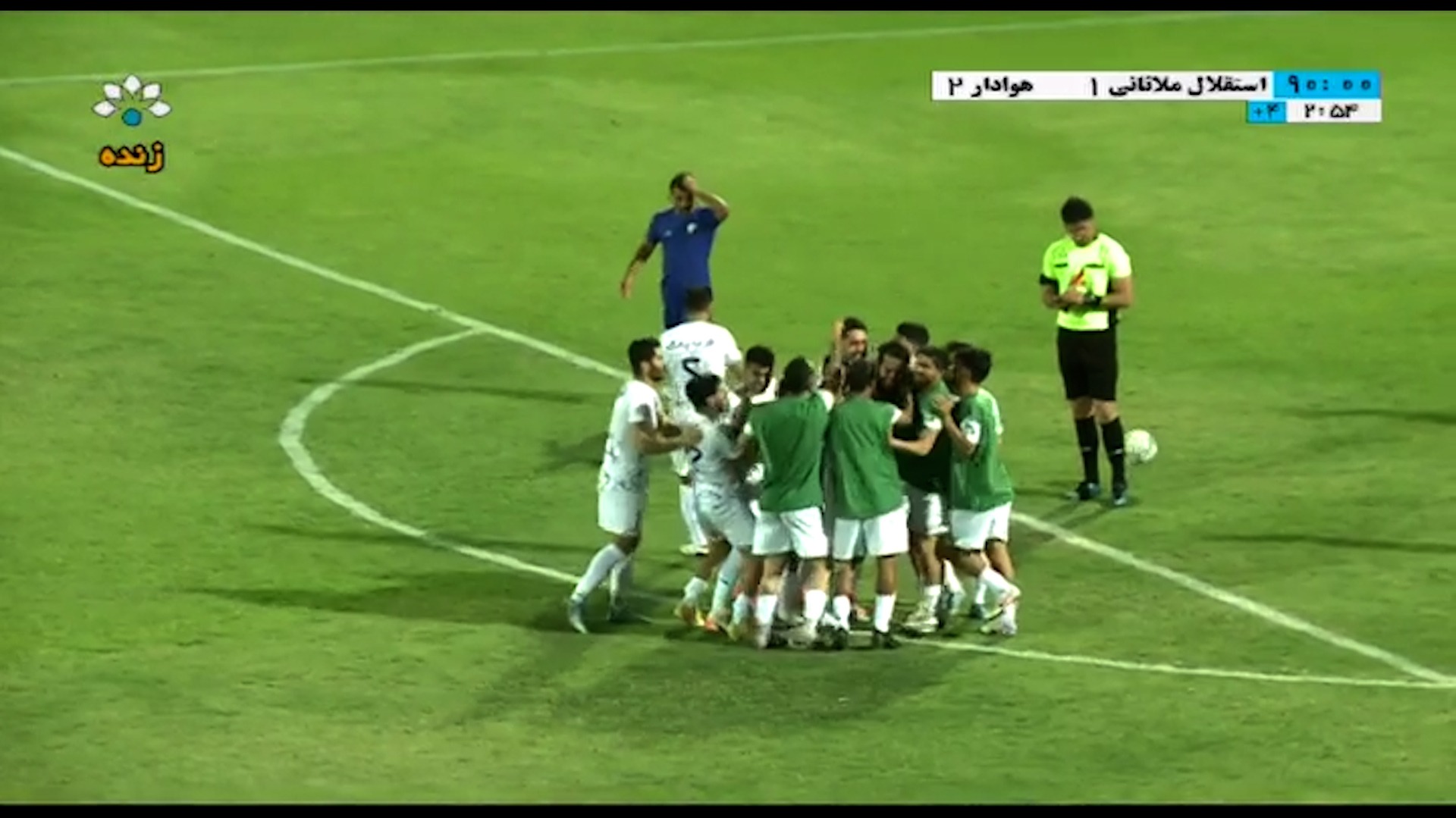 خلاصه بازی استقلال ملاثانی 1-2 هوادار