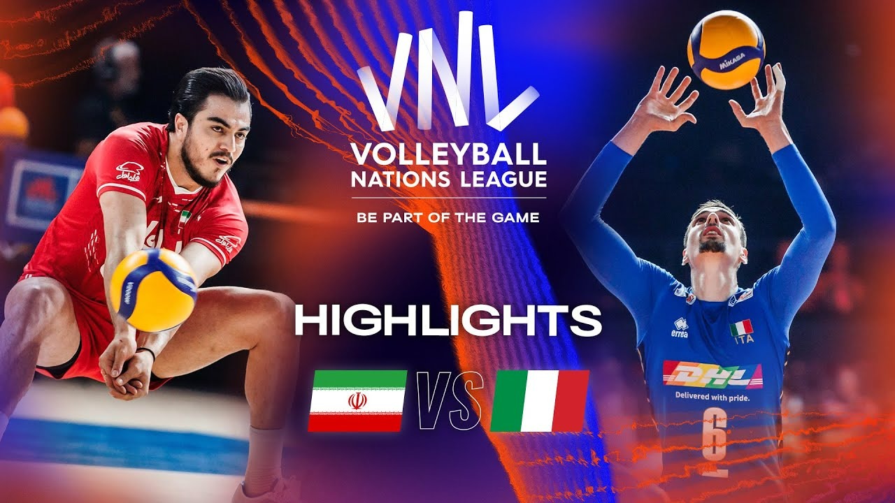 خلاصه بازی ایران 0-3 ایتالیا (لیگ ملت های والیبال 2023)