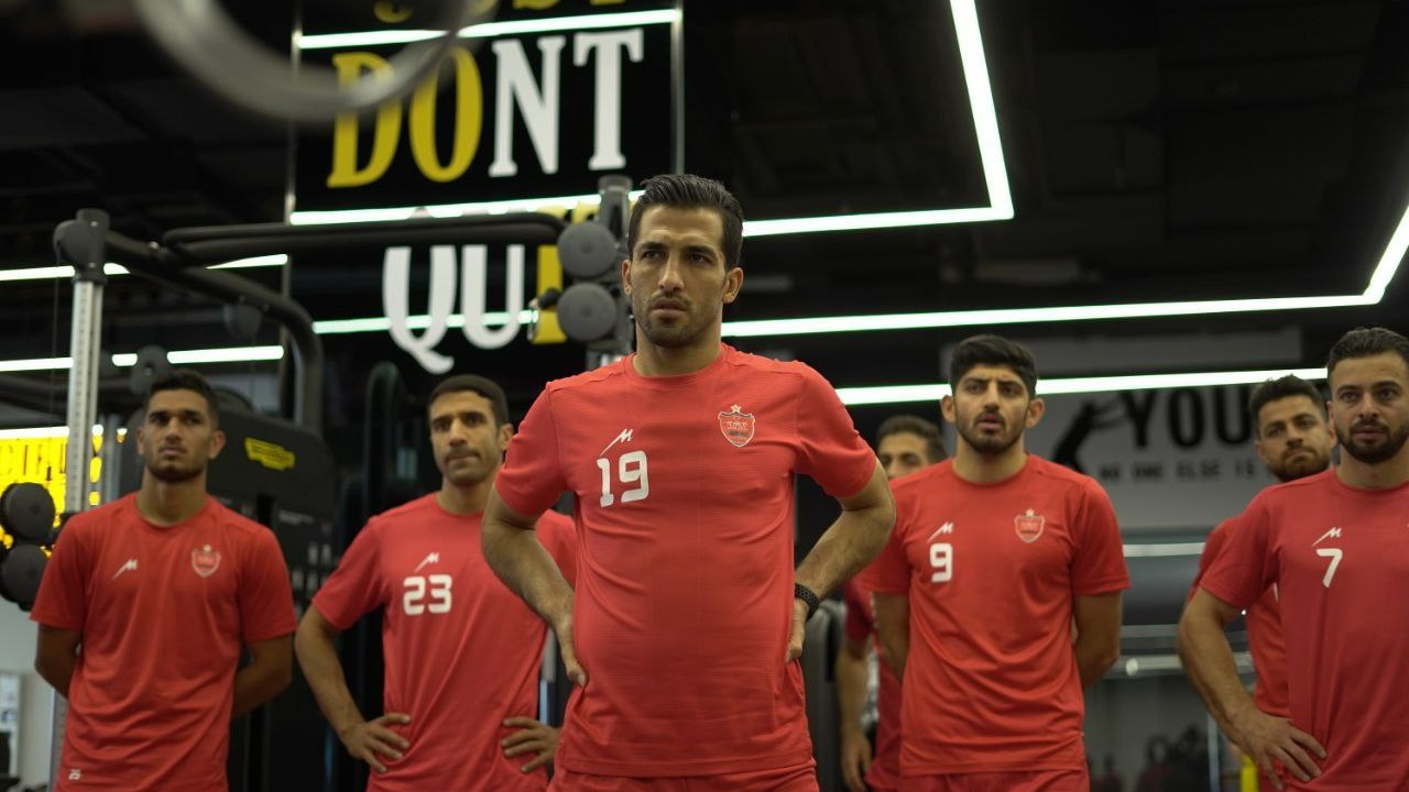 لحظاتی از تمرینات بدنسازی پرسپولیس