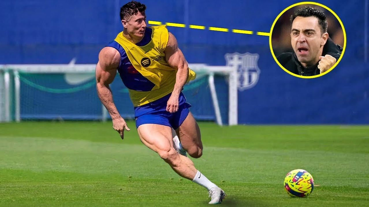 نمایش قدرت بدنی فوتبالیست ها در مستطیل سبز