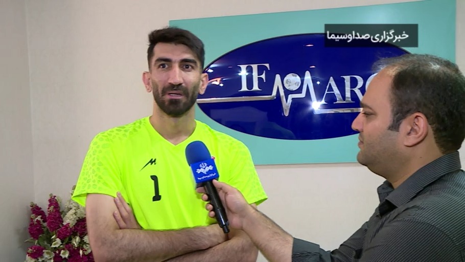 تعریف و تمجید بیرانوند از ننکا مربی دروازه بانهای پرسپولیس