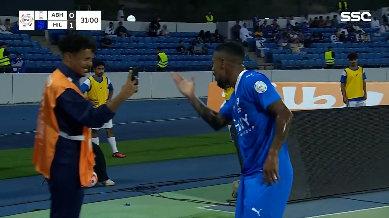 گل اول الهلال به ابها (مالکوم)