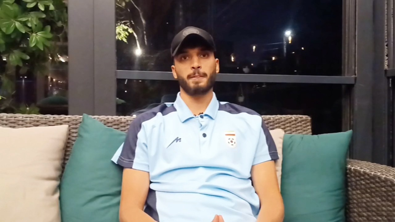 محمد قربانی بازیکن تیم امید ایران: برای صعود هم قسم شده ایم