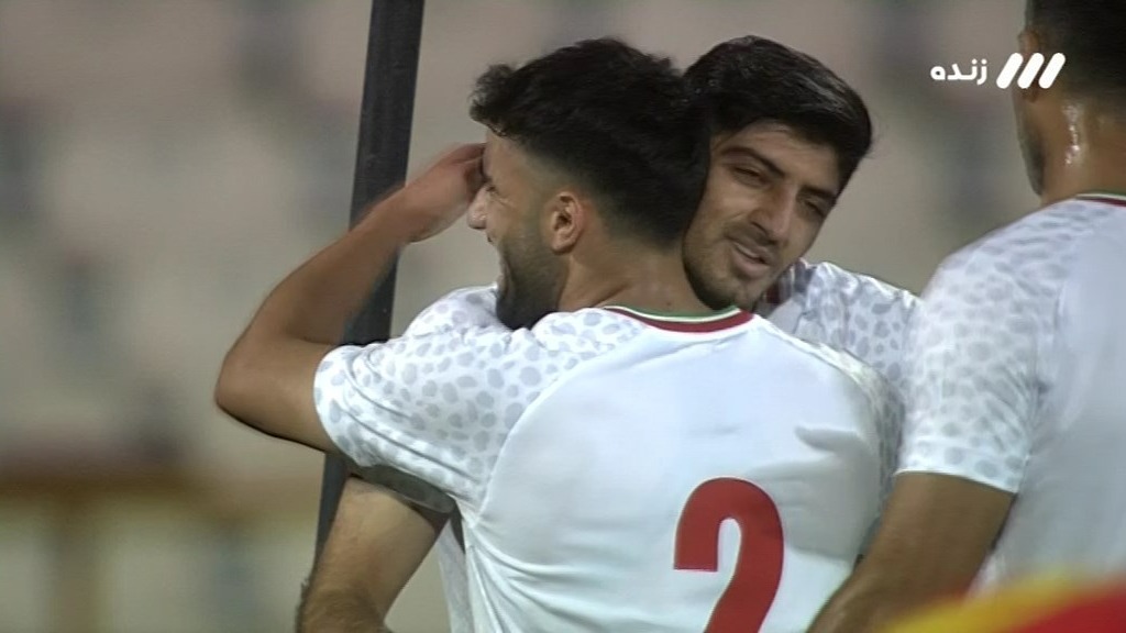 گل سوم ایران به آنگولا (صادق محرمی)