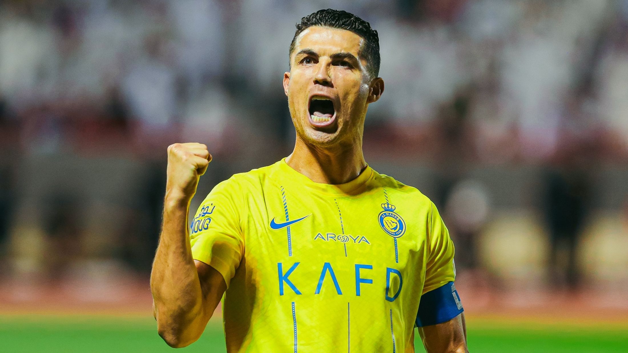 خلاصه بازی الطائی 1-2 النصر (گل و پاس گل رونالدو)