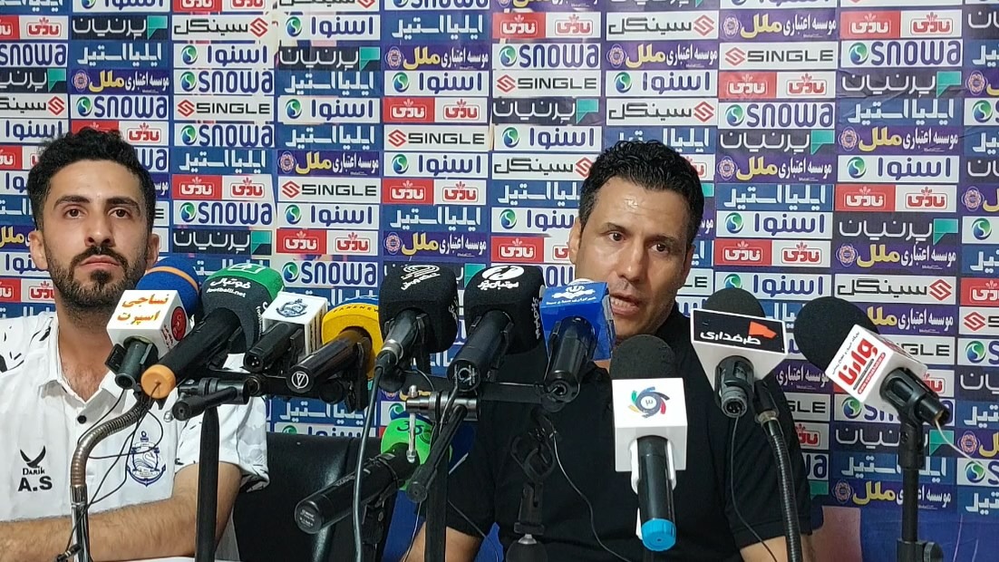 اختصاصی/ کنفرانس خبری بازی ملوان 1-0 نساجی