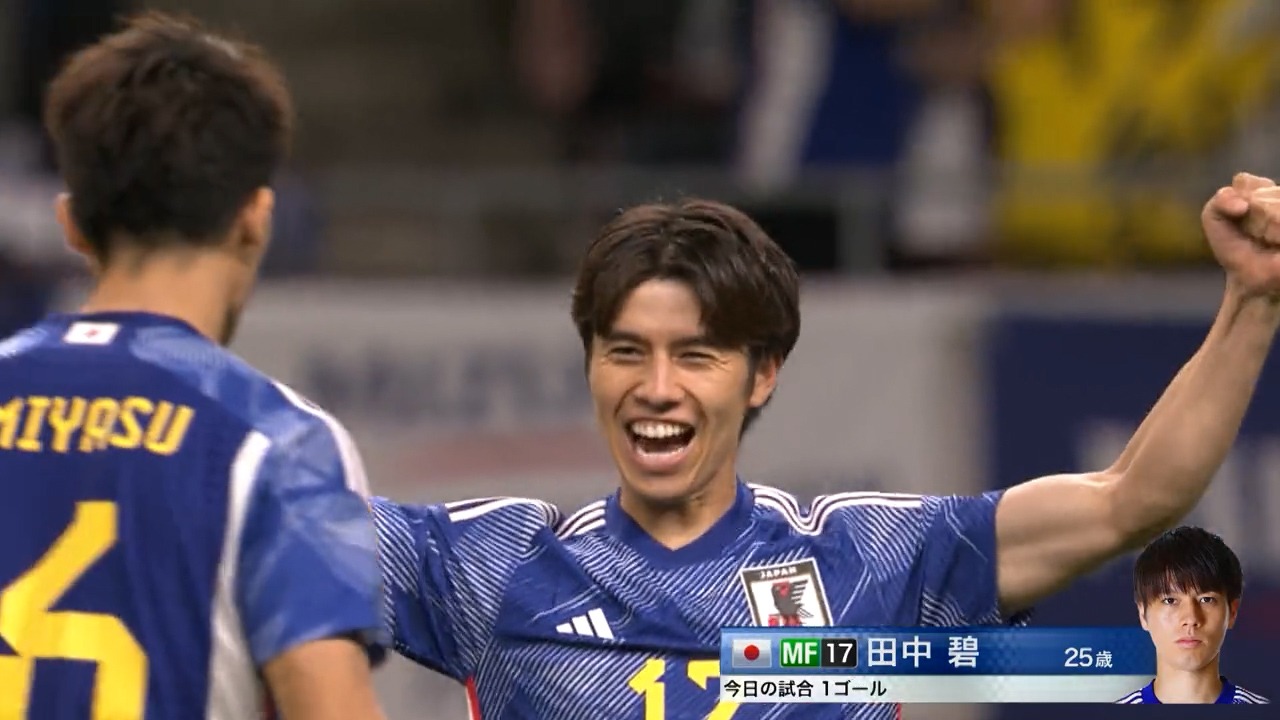 گل اول ژاپن به کانادا (آئو تاناکا)