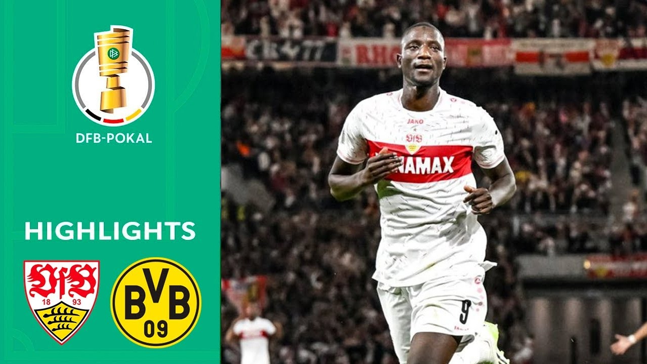خلاصه بازی اشتوتگارت 2-0 دورتموند (جام حذفی)