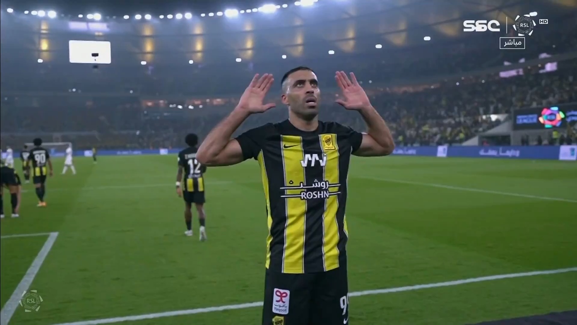 گل اول الاتحاد به النصر (عبدالرزاق حمدلله)