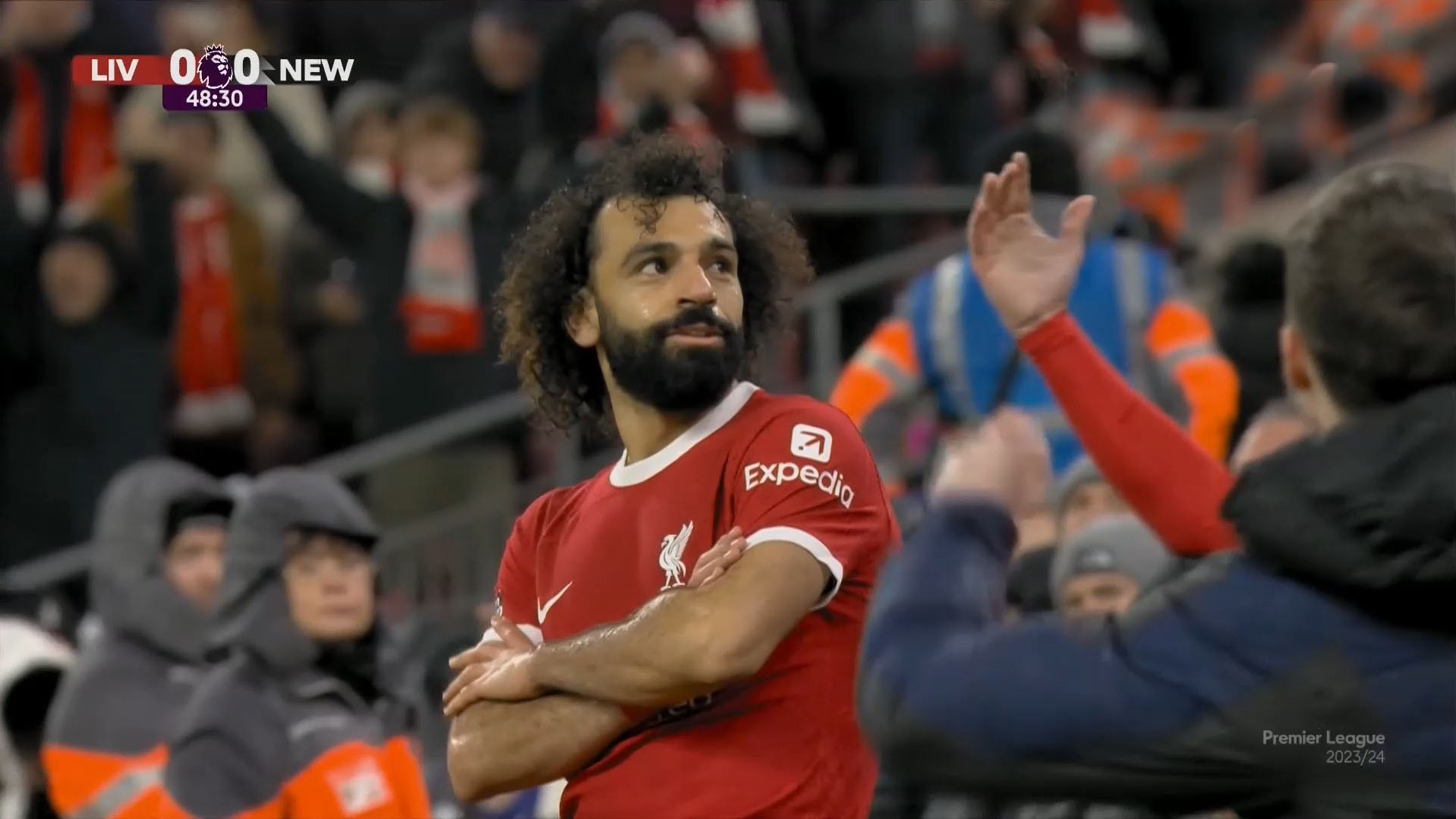 گل اول لیورپول به نیوکاسل (محمد صلاح)