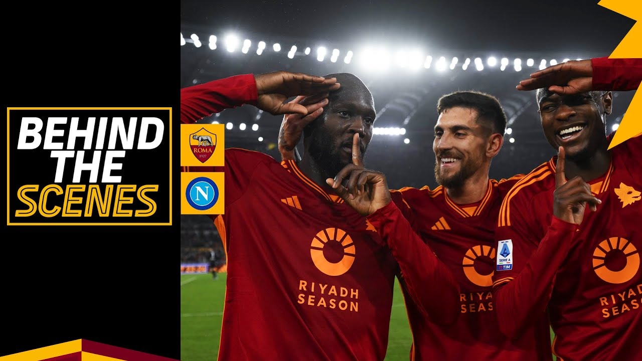 حواشی بازی رم 2-0 ناپولی از زاویه دوربین باشگاه رم