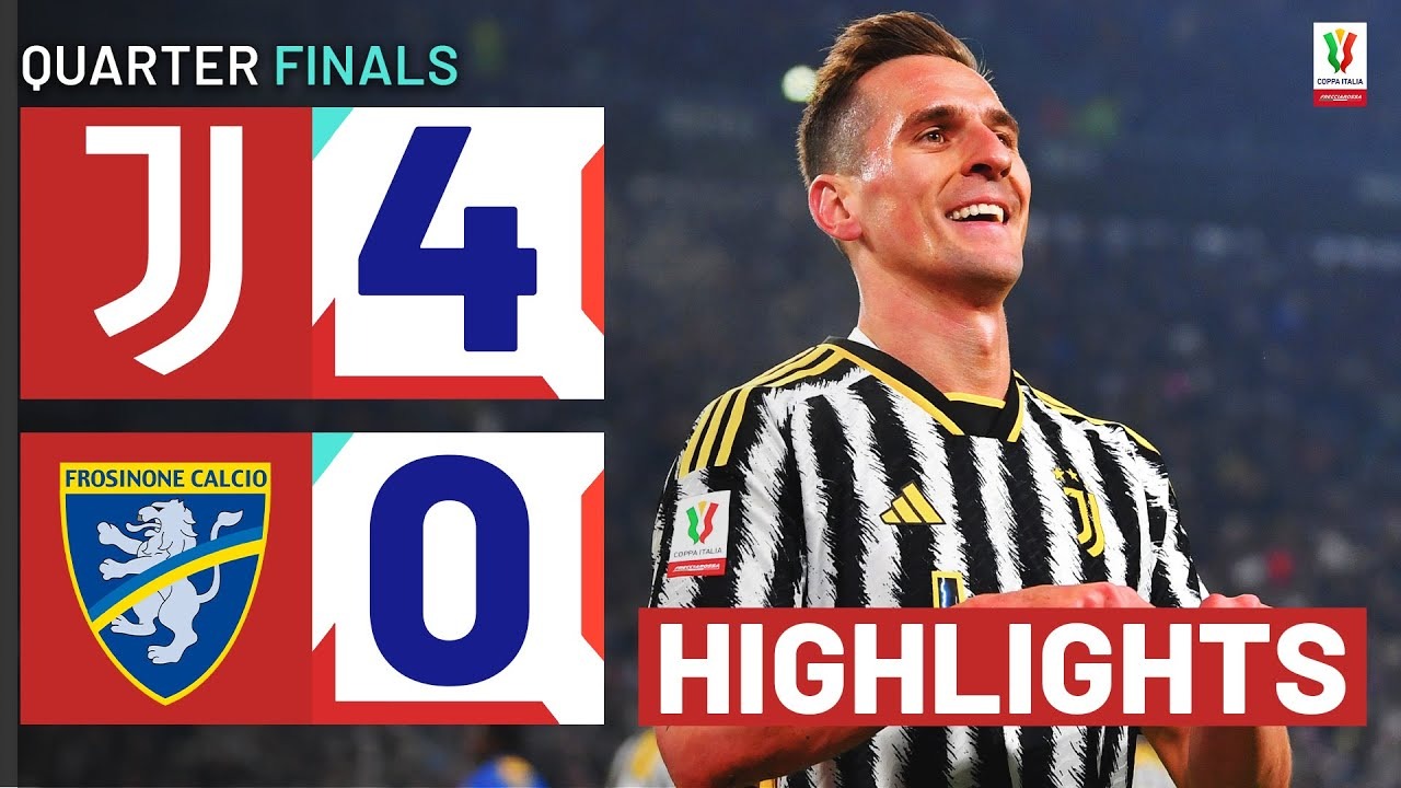 خلاصه بازی یوونتوس 4-0 فروزینونه