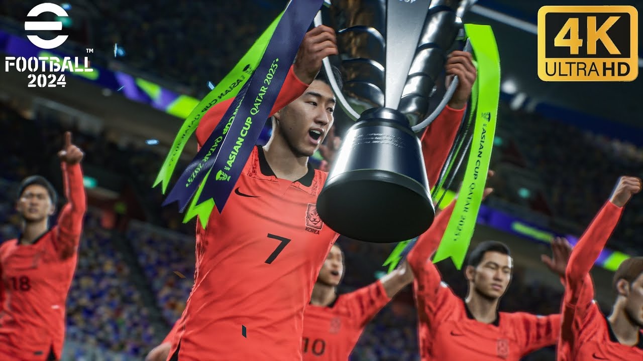 شبیه سازی دیدار ژاپن و کره جنوبی در بازی eFootball 2024