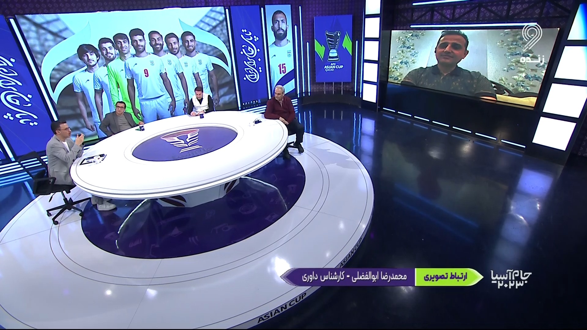 جام آسیا 2023/ گفت و گو با محمدرضا ابوالفضلی درباره اخراج بازیکن عراق مقابل اردن توسط علیرضا فغانی
