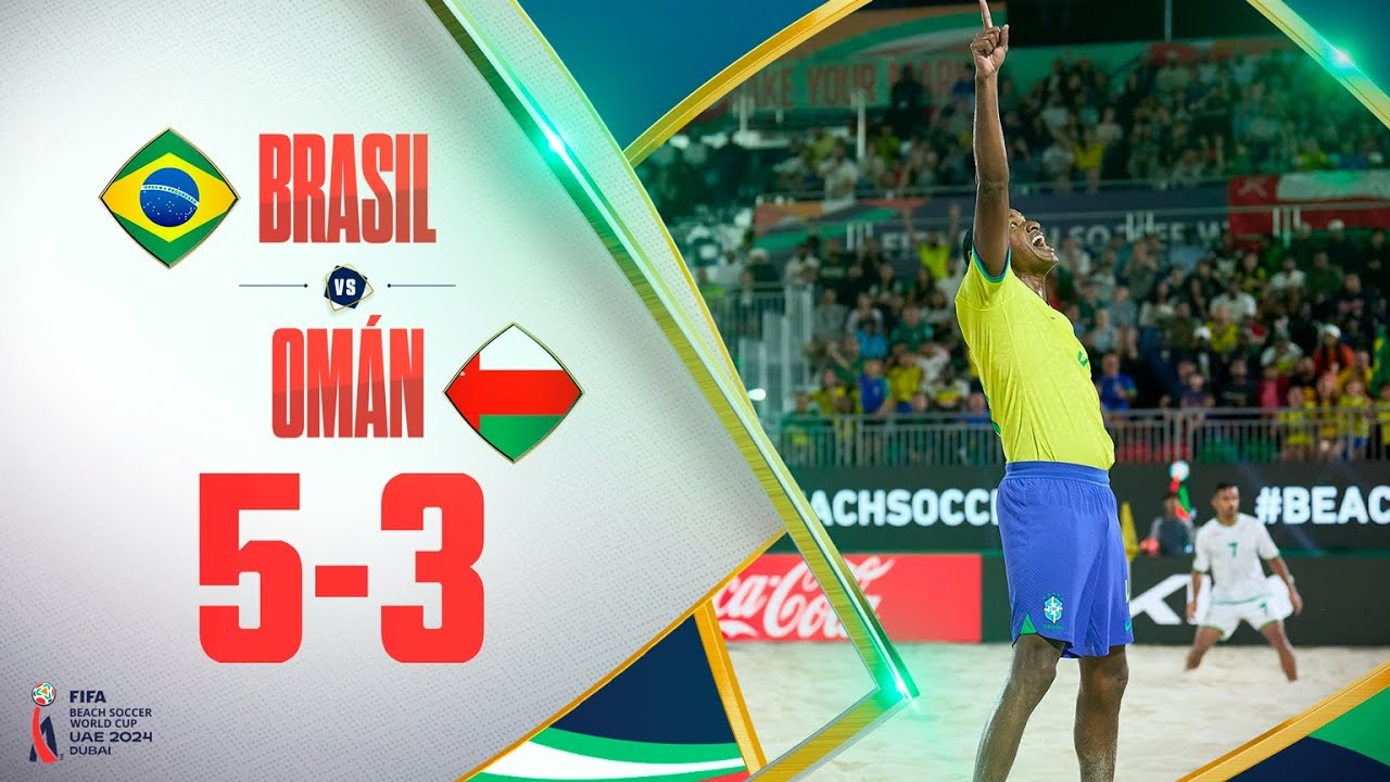 خلاصه بازی عمان 3-5 برزیل (جام جهانی فوتبال ساحلی 2024)