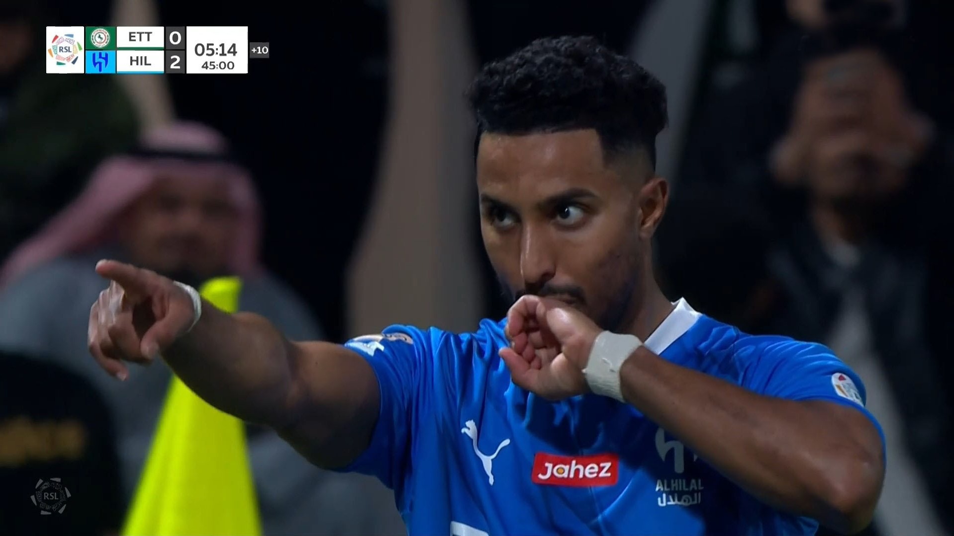گل دوم الهلال به الاتفاق (سالم الدوساری)