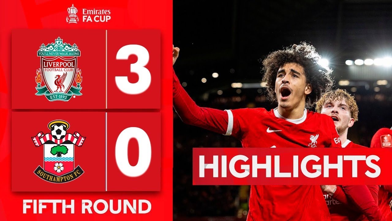 خلاصه بازی لیورپول 3-0 ساوتهمپتون
