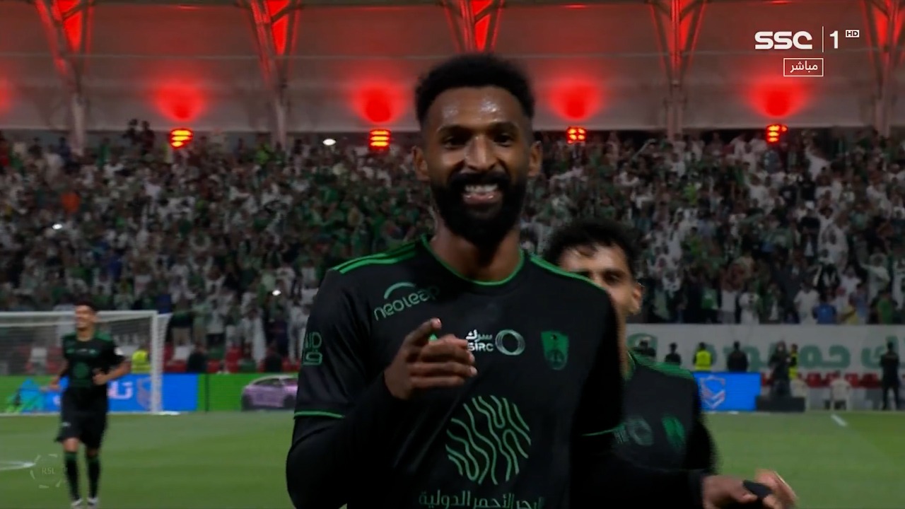 گل اول الاهلی عربستان به الاتفاق (فیراس البورایکان)