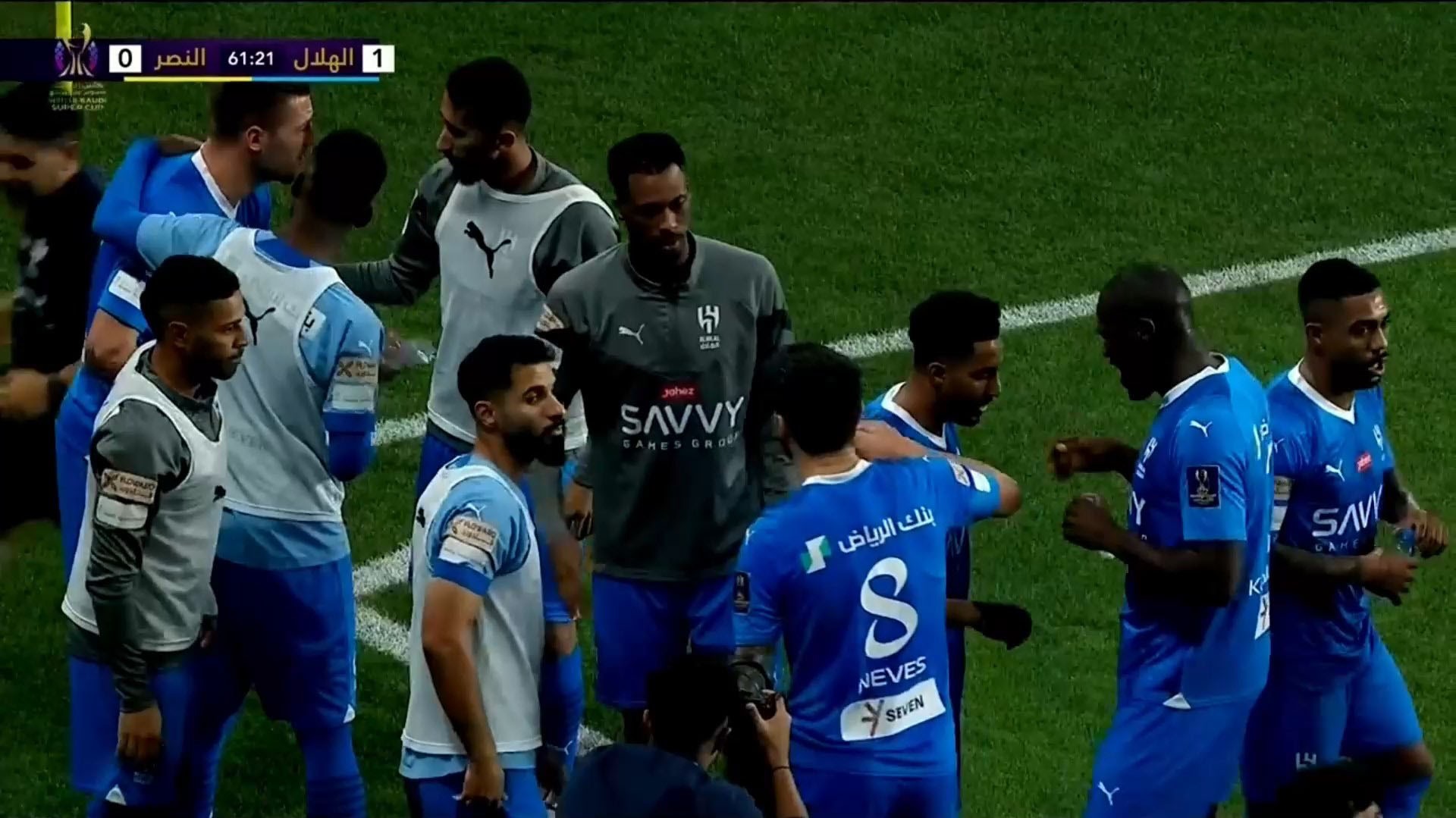 گل اول الهلال به النصر (سالم الدوساری)