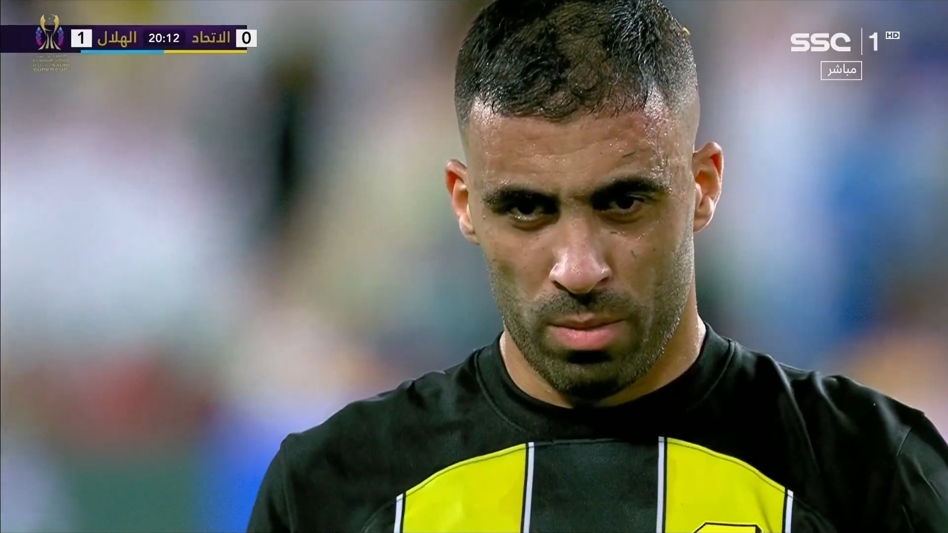گل اول الاتحاد به الهلال (عبدالرزاق حمدالله در ریباند پنالتی)