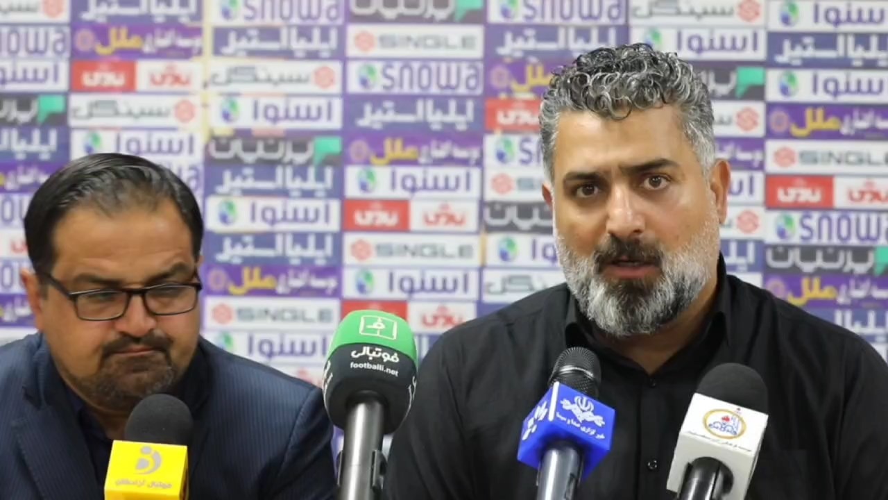 اختصاصی/ نشست خبری بازی نفت مسجدسلیمان 2-0 مس شهر بابک