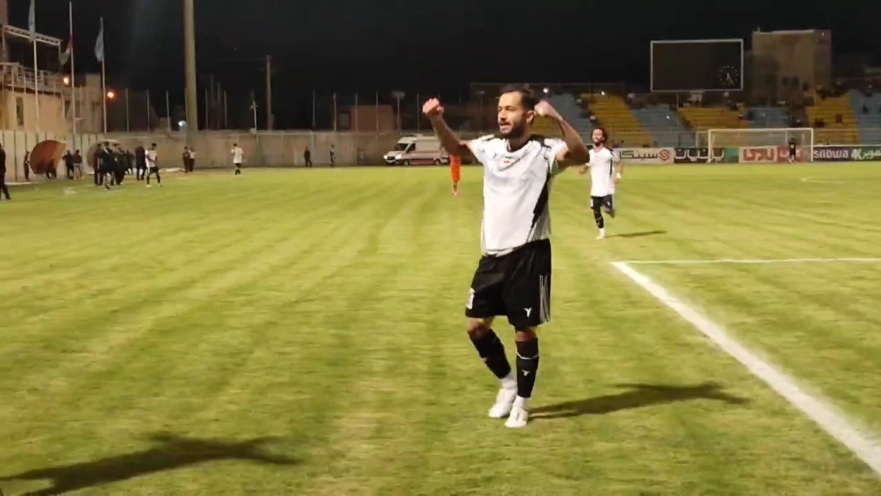 گلهای بازی نفت مسجدسلیمان 2-0 مس شهربابک از زاویه دوربین فوتبالی