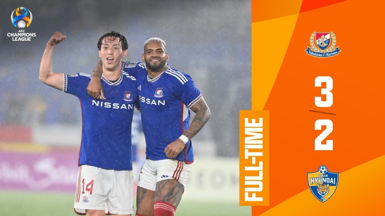 خلاصه بازی یوکوهاما مارینوس 3-2 اولسان (پنالتی 5-4 / صعود یوکوهاما به فینال لیگ قهرمانان)