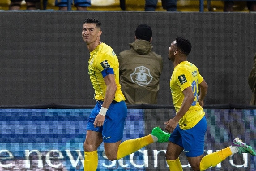 صعود النصر با دبل کریستیانو رونالدو