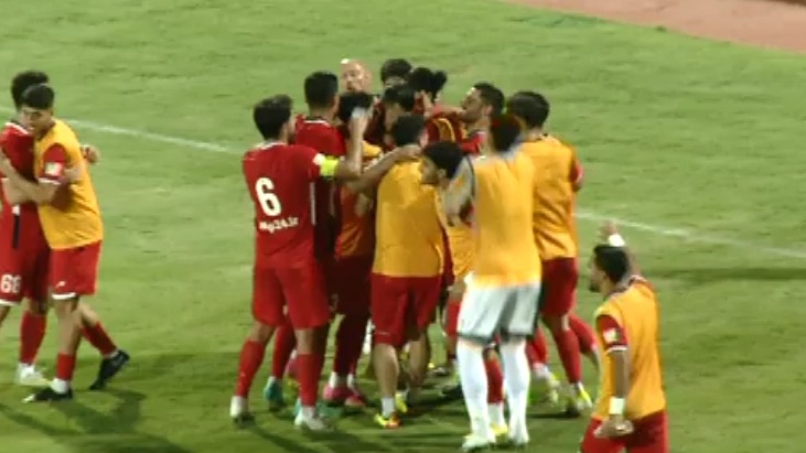 گل سوم نساجی به استقلال خوزستان (دبل آزادی)