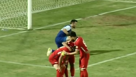 گل چهارم نساجی به استقلال خوزستان (عباس زاده)
