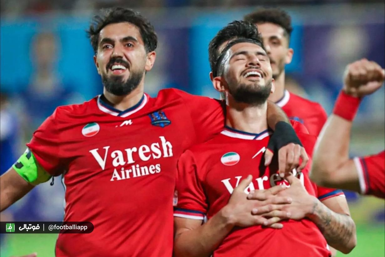 مهاجم ملی‌پوش نساجی گل زد و رونالدو شد!