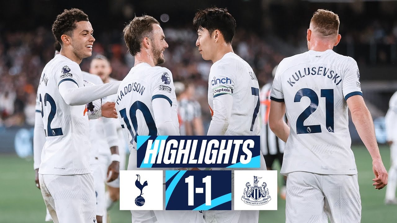 خلاصه بازی تاتنهام (4) 1-1 (5) نیوکاسل (بازی دوستانه)