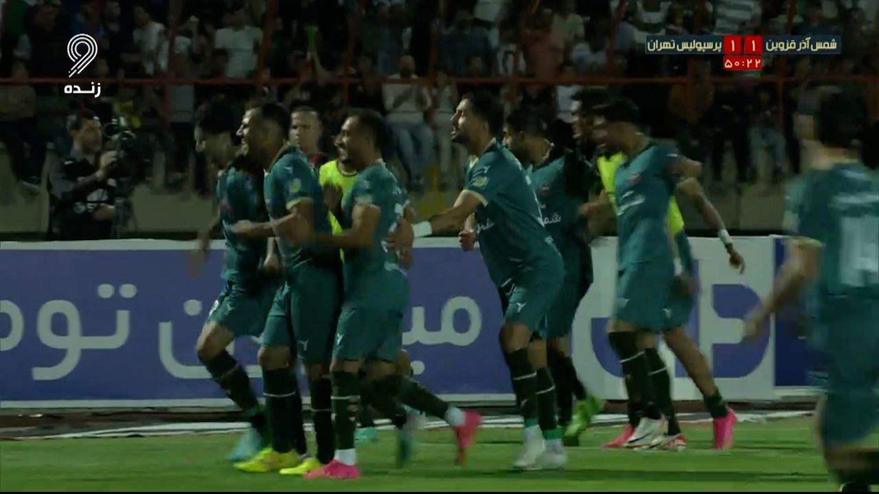 گل اول شمس آذر به پرسپولیس (امیرمحمد نسایی)