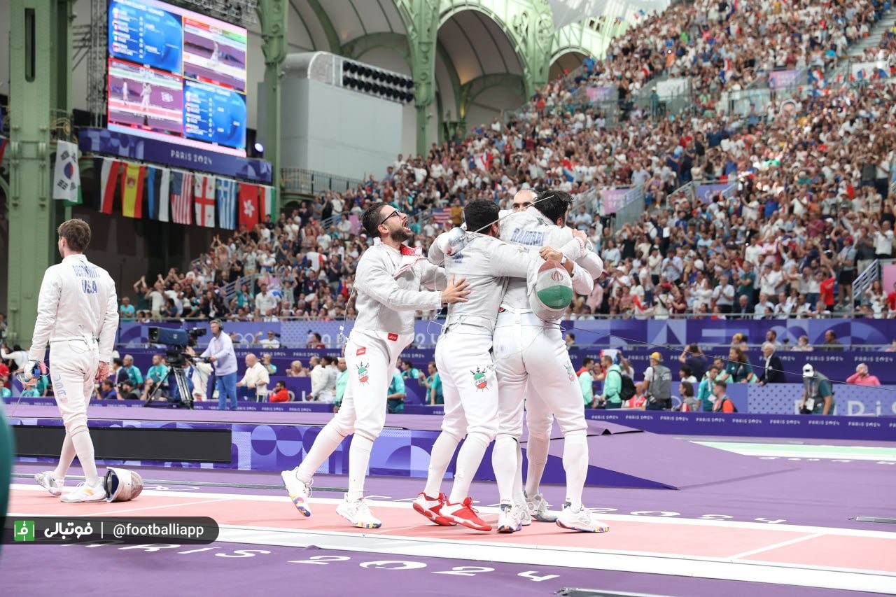 المپیک 2024 پاریس| صعود سابریستهای ایران به نیمهنهایی با شکست آمریکا