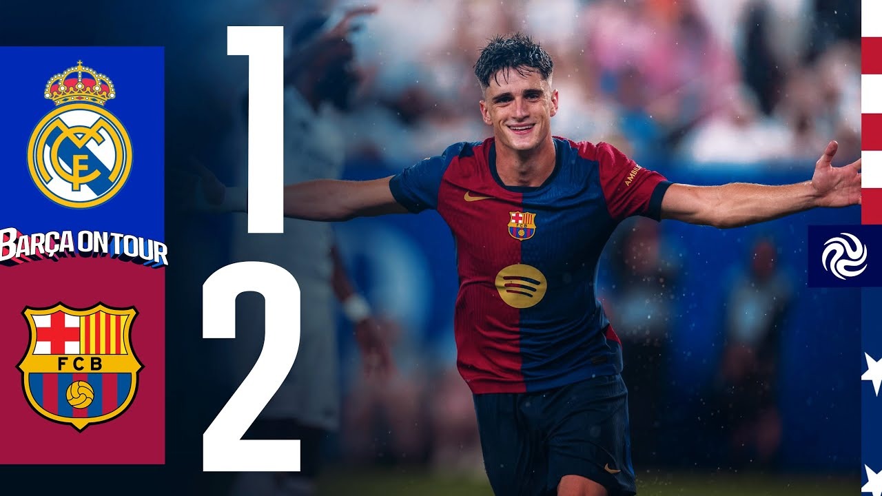 بازی کامل رئال مادرید 1-2 بارسلونا
