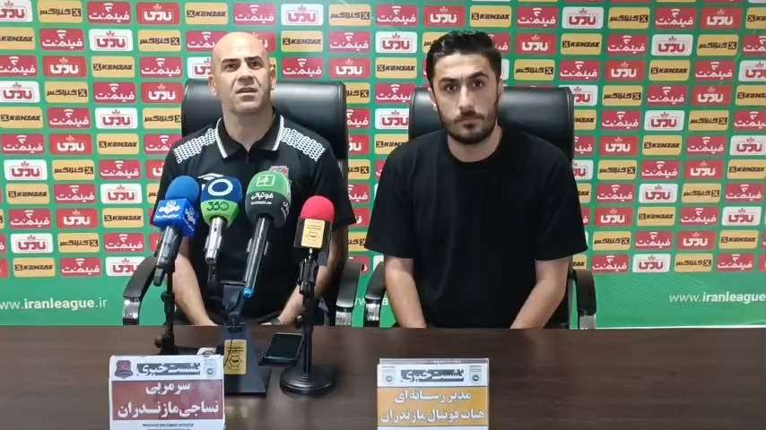 اختصاصی/ صحبت های مصطفی صداقت مربی نساجی در نشست خبری قبل از بازی با گل گهر