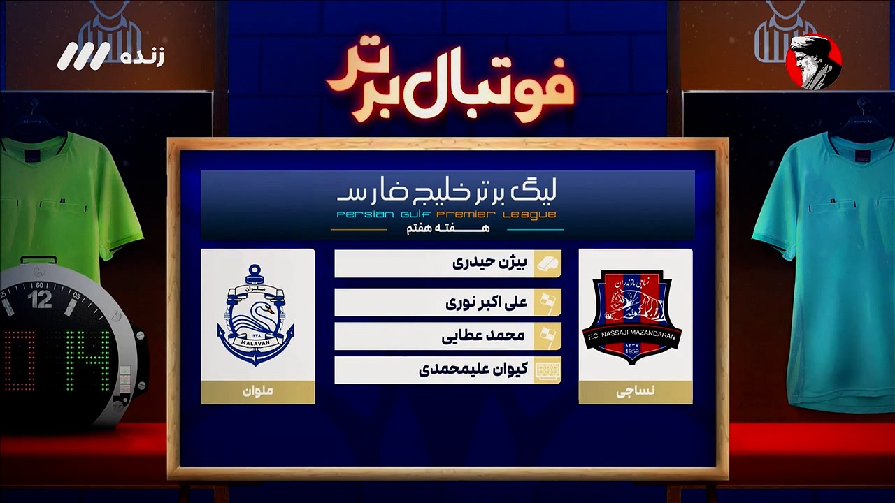 فوتبال برتر/ کارشناسی داوری نساجی - ملوان