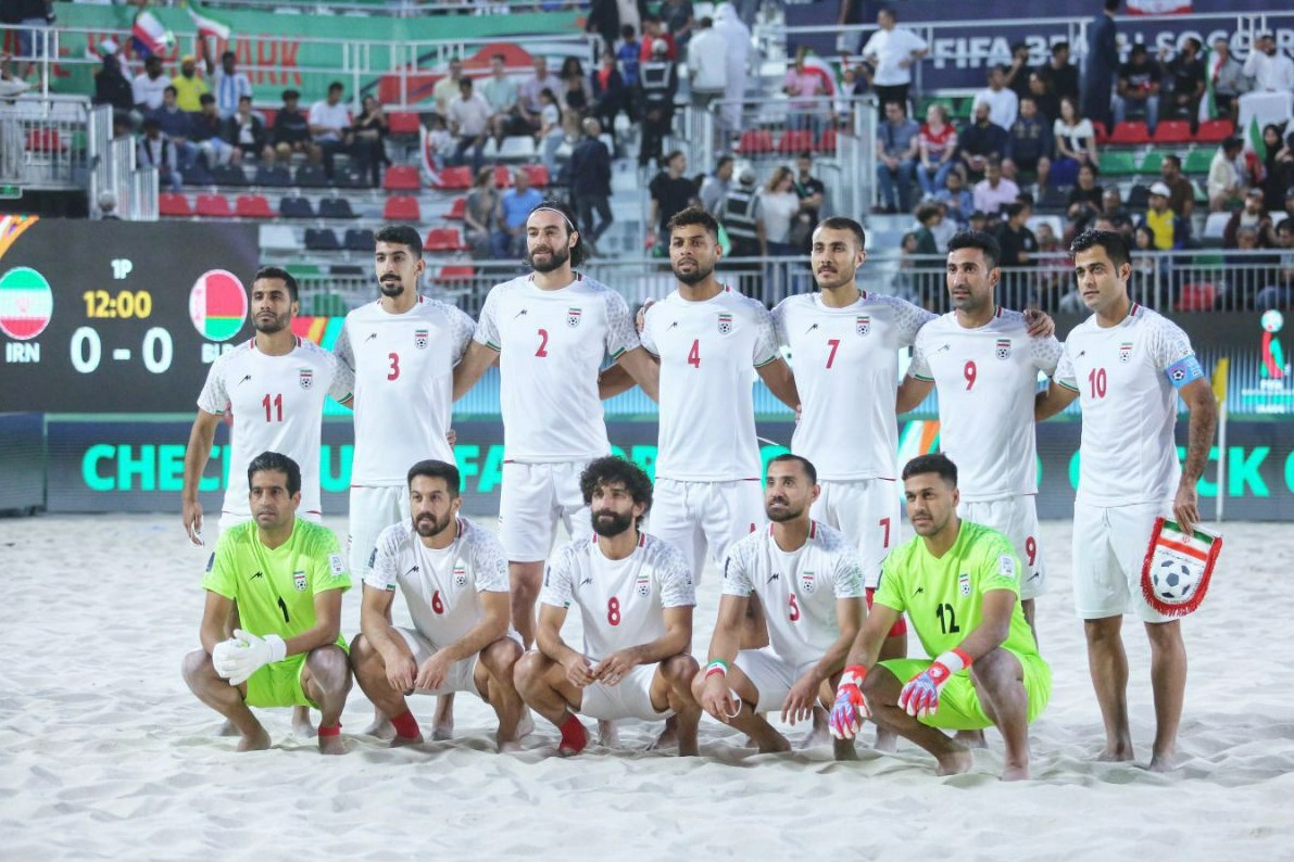 سقوط دو پلهای تیم ملی فوتبال ساحلی ایران در رنکینگ جهانی