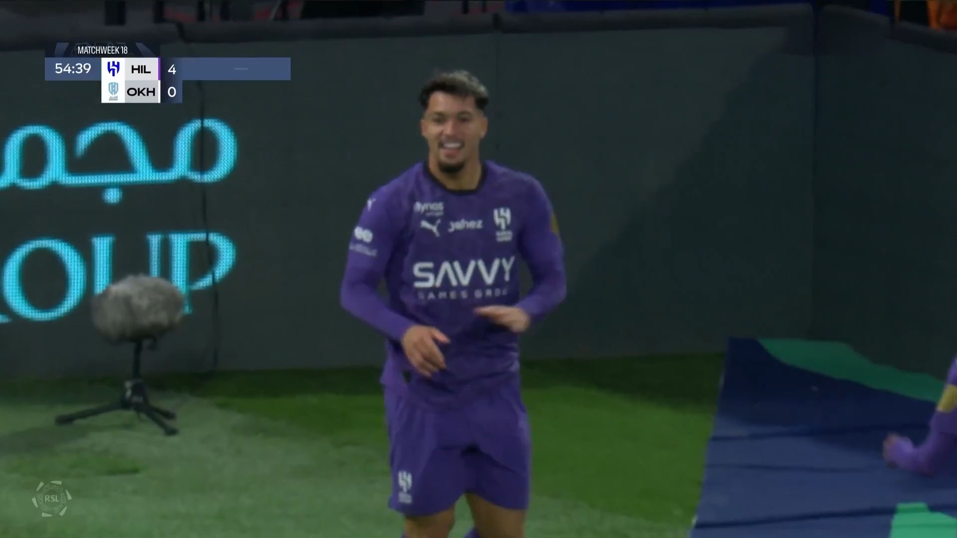 گل چهارم الهلال به الاخدود (دبل مارکوس لئوناردو)
