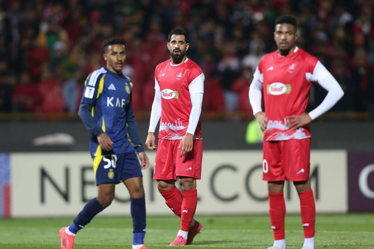 ناکامی پرسپولیس مقابل النصر در آزادی