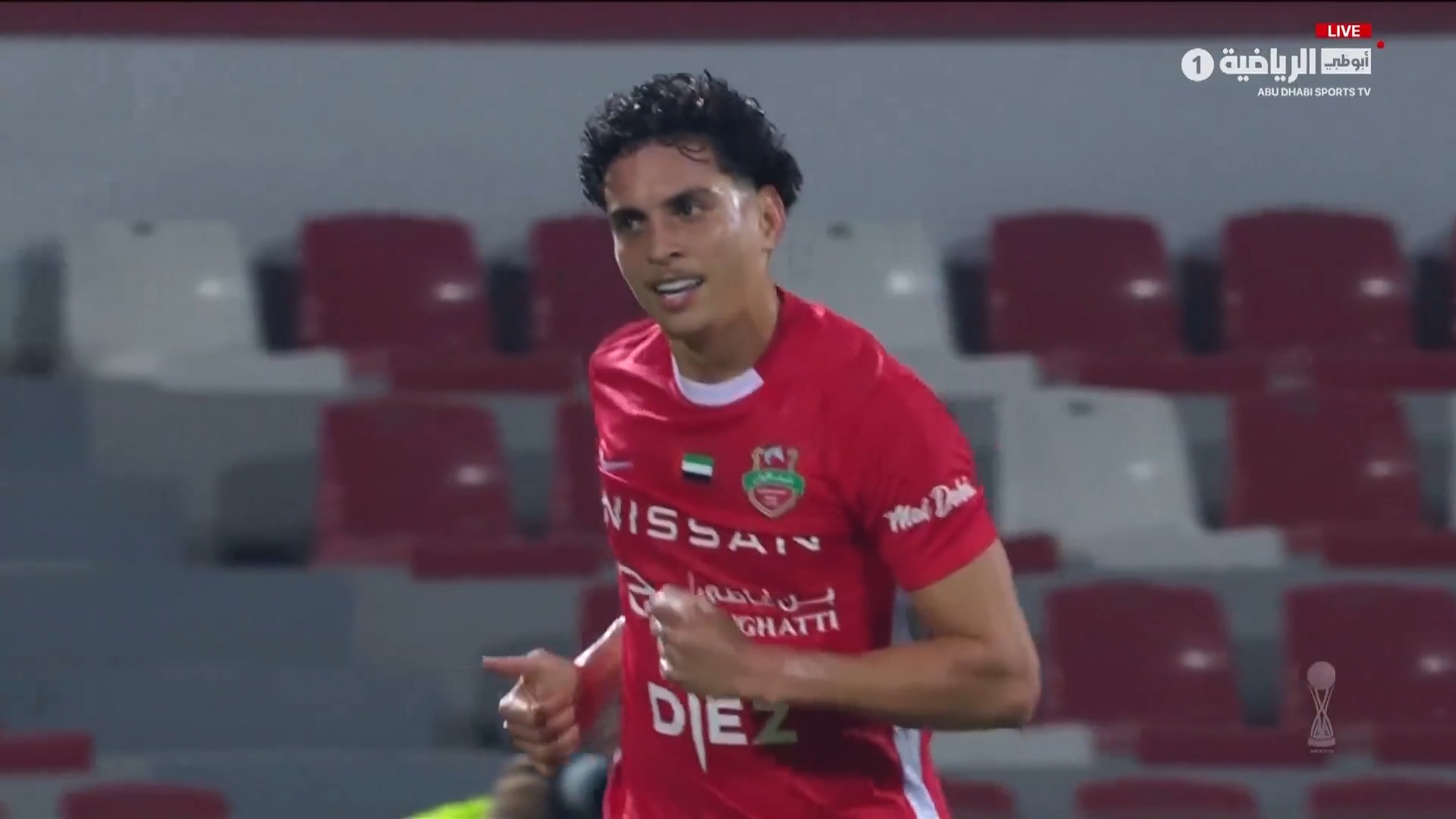 گل اول شباب الاهلی به الشارجه (رنان)