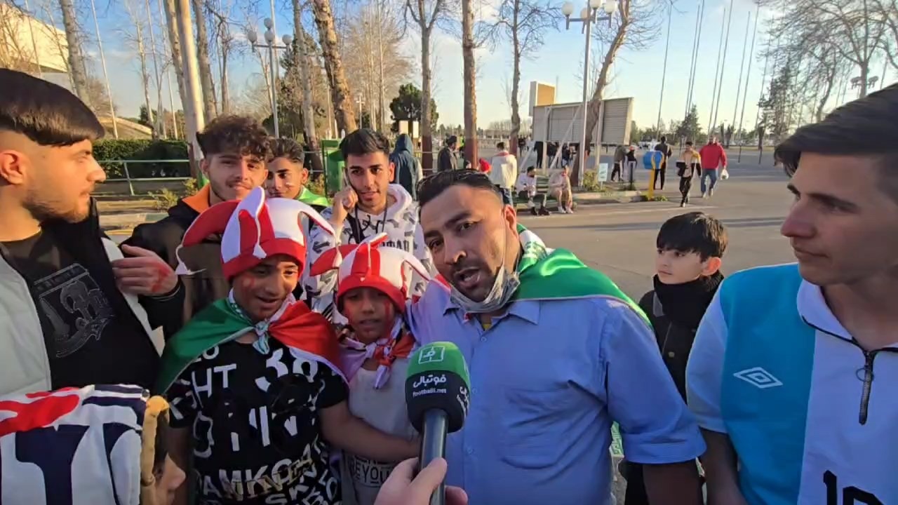 گفت و گو با هواداران تیم ملی قبل از دیدار مقابل ازبکستان