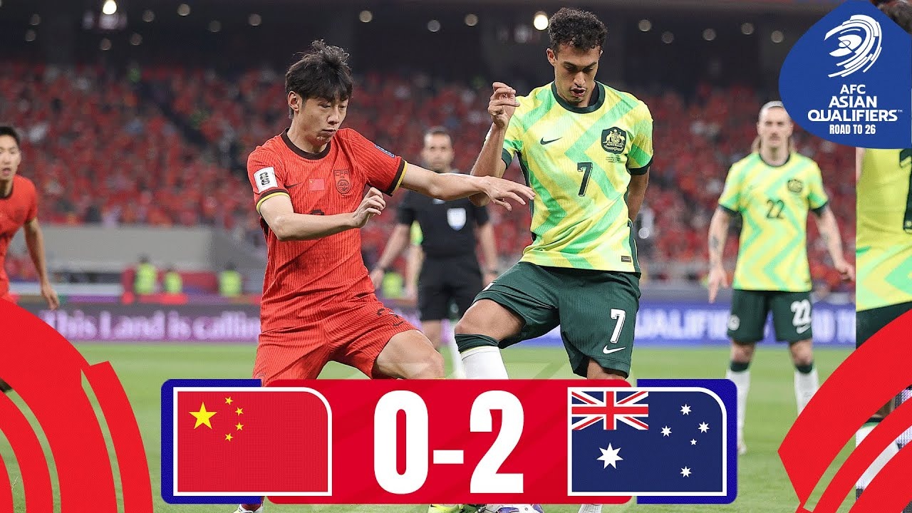 خلاصه بازی چین 0-2 استرالیا