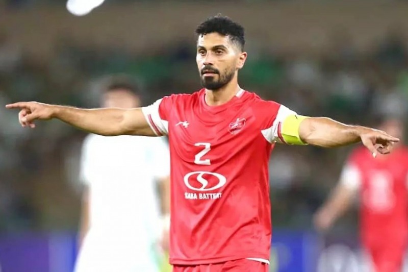 وضعیت نامشخص کاپیتان پرسپولیس برای دیدار با شمس آذر